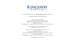 Desktop Screenshot of kingswaycap.com